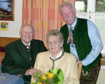 Gratulationsbild von Hermine und Leopold Gamsjäger
