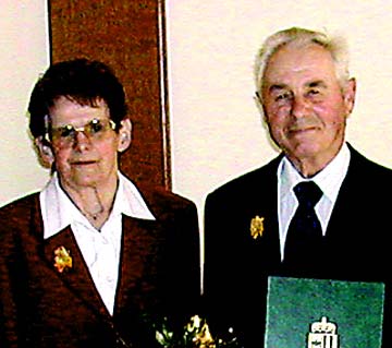 Gratulationsbild von Maria und Friedrich Röbl