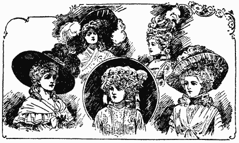 Illustration der im Artikel beschriebenen Frisuren.