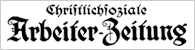 Historisches Logo der Zeitung »Christlich-soziale Arbeiter-Zeitung«