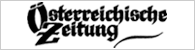 Historisches Logo der Zeitung »Oesterreichische Zeitung«